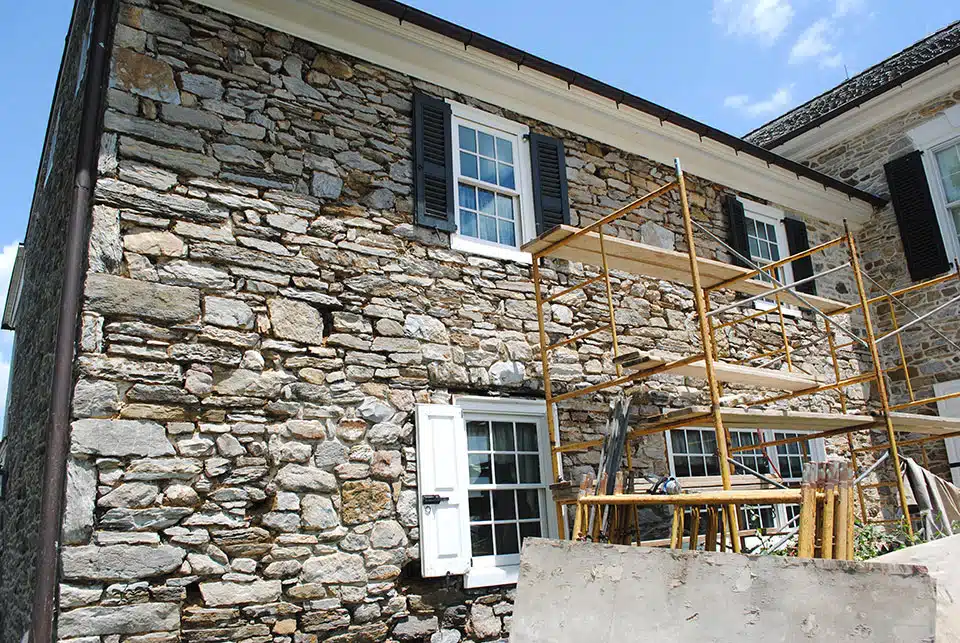 Sandstone repair and pointing